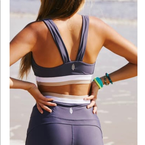 NWT Free People White Water Hybrid sports bra - Picture 2 of 5